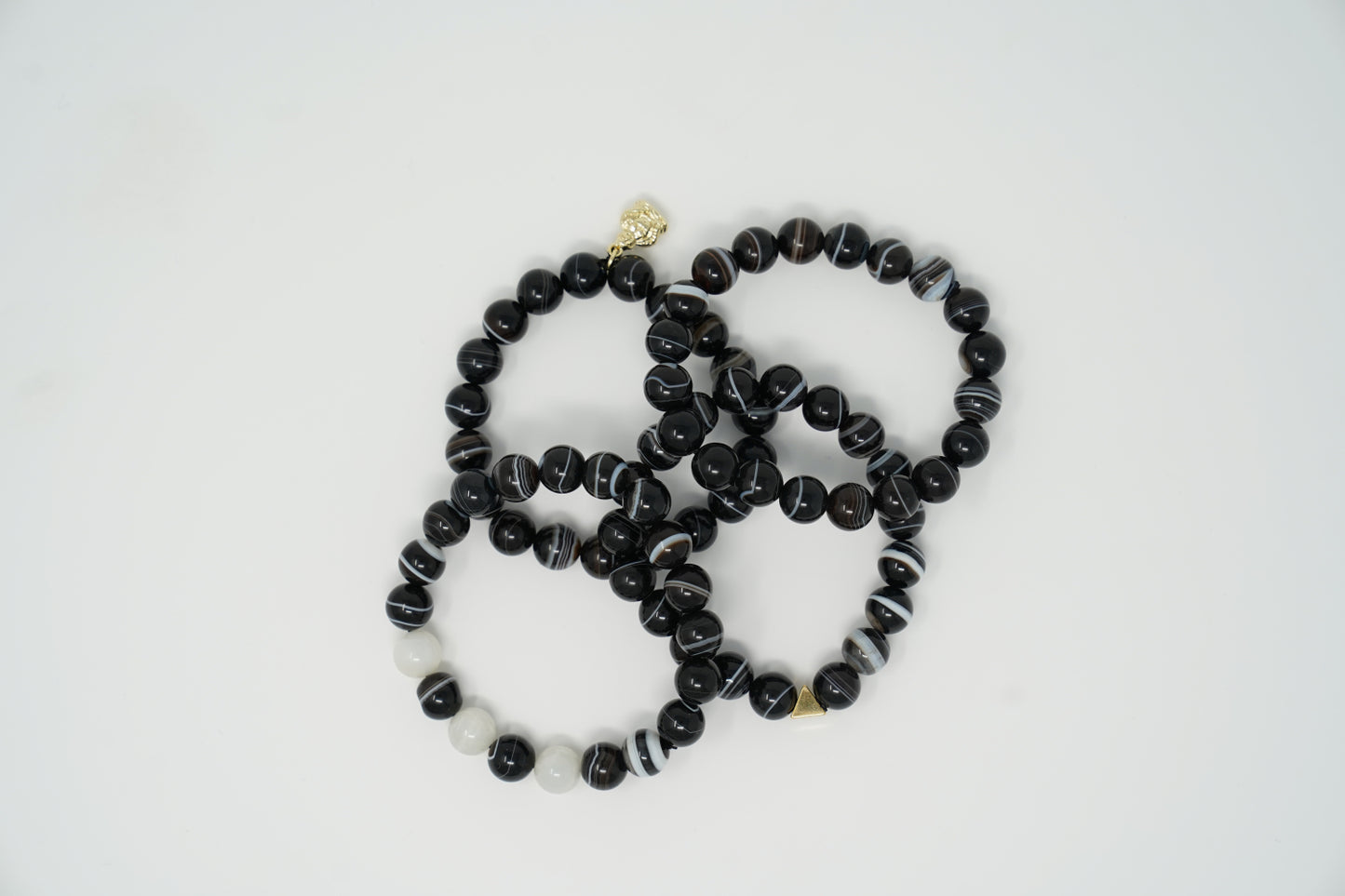 Banded Agate Mala Bracelet