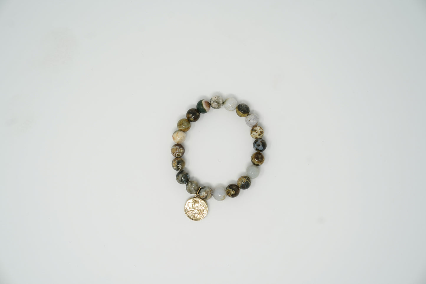Ocean Jasper Mala Bracelet